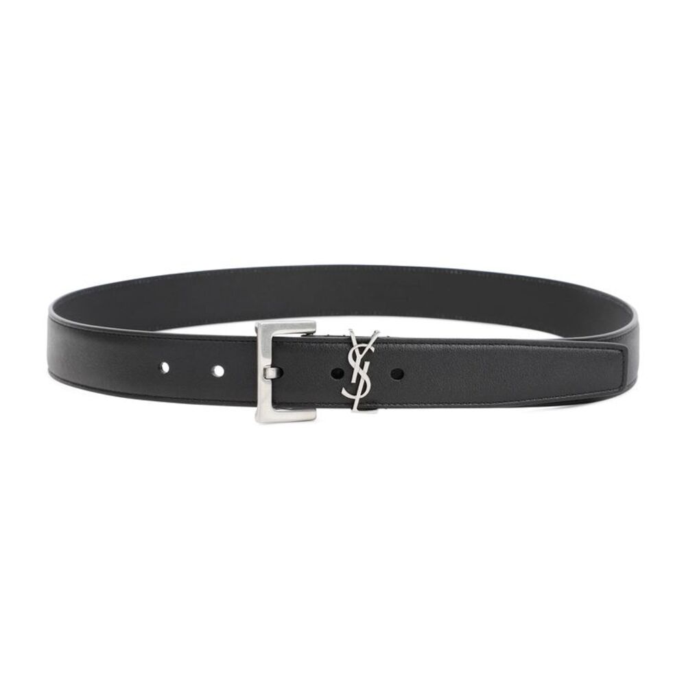 Saint Laurent Leather Ysl Belt Women